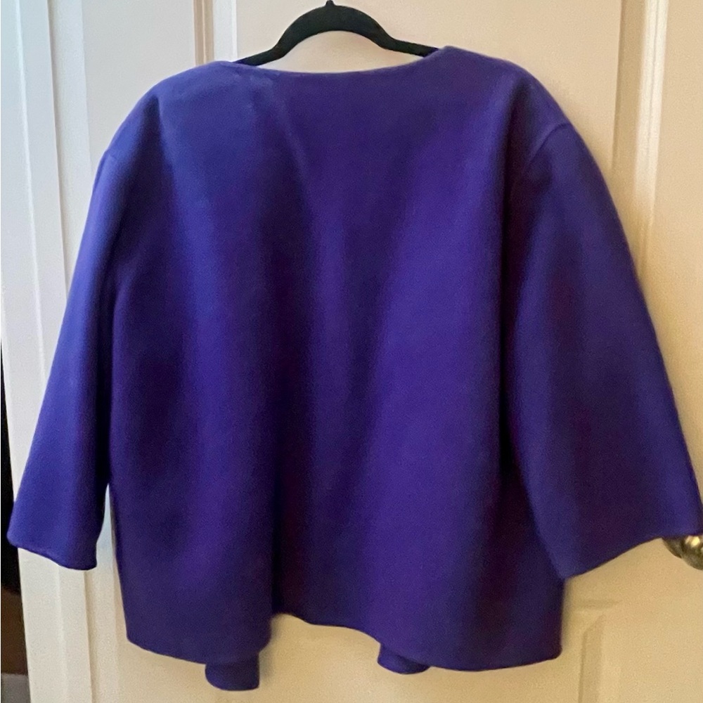 Eileen Fisher Rich Purple Fabric - Picture 3 of 5